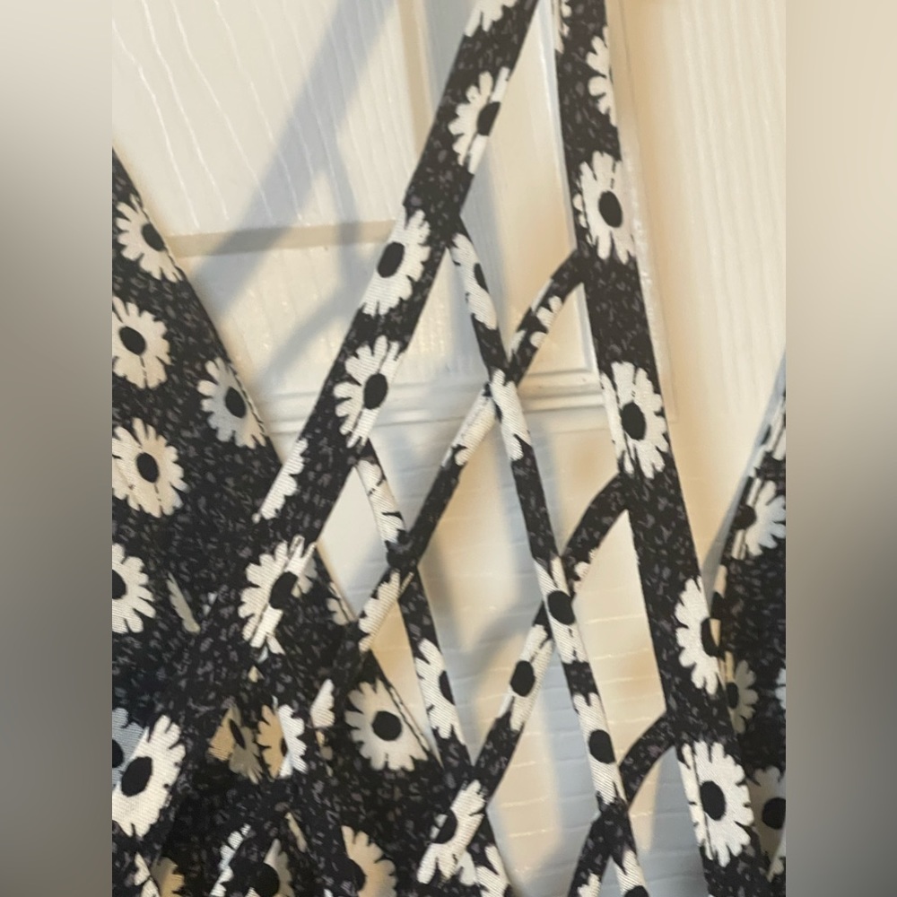 NWT: Maurice’s Floral Tiered Macrame Back Skater Dress Size 0X - Picture 6 of 7
